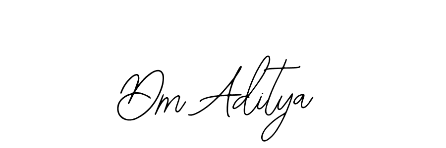You should practise on your own different ways (Bearetta-2O07w) to write your name (Dm Aditya) in signature. don't let someone else do it for you. Dm Aditya signature style 12 images and pictures png