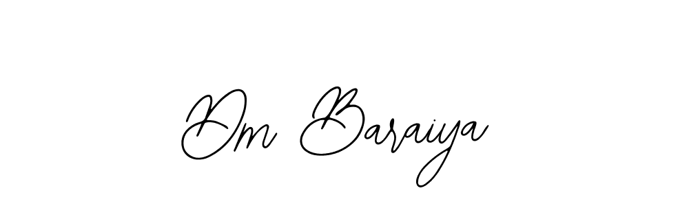 You should practise on your own different ways (Bearetta-2O07w) to write your name (Dm Baraiya) in signature. don't let someone else do it for you. Dm Baraiya signature style 12 images and pictures png