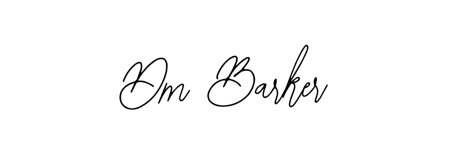Design your own signature with our free online signature maker. With this signature software, you can create a handwritten (Bearetta-2O07w) signature for name Dm Barker. Dm Barker signature style 12 images and pictures png
