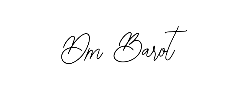 Dm Barot stylish signature style. Best Handwritten Sign (Bearetta-2O07w) for my name. Handwritten Signature Collection Ideas for my name Dm Barot. Dm Barot signature style 12 images and pictures png