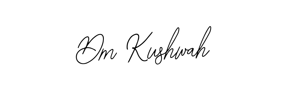 Similarly Bearetta-2O07w is the best handwritten signature design. Signature creator online .You can use it as an online autograph creator for name Dm Kushwah. Dm Kushwah signature style 12 images and pictures png