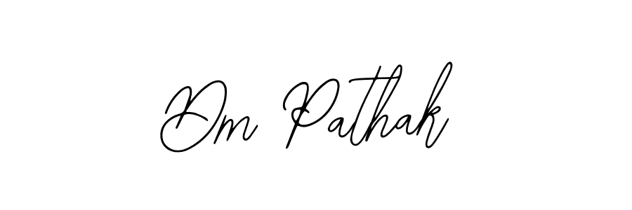 Use a signature maker to create a handwritten signature online. With this signature software, you can design (Bearetta-2O07w) your own signature for name Dm Pathak. Dm Pathak signature style 12 images and pictures png