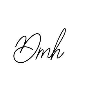 Make a beautiful signature design for name Dmh. With this signature (Bearetta-2O07w) style, you can create a handwritten signature for free. Dmh signature style 12 images and pictures png