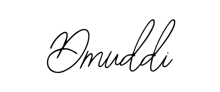Achieve flawless digital penmanship with Dmuddi name in Bearetta-2O07w font. The perfect tool for creating online signatures. Dmuddi signature style 12 images and pictures png