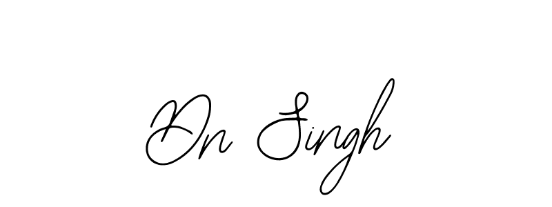 You should practise on your own different ways (Bearetta-2O07w) to write your name (Dn Singh) in signature. don't let someone else do it for you. Dn Singh signature style 12 images and pictures png