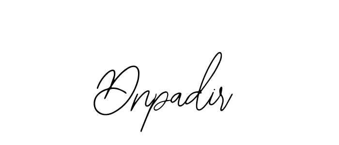 Design your own signature with our free online signature maker. With this signature software, you can create a handwritten (Bearetta-2O07w) signature for name Dnpadir. Dnpadir signature style 12 images and pictures png