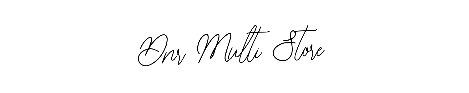 How to make Dnr Multi Store name signature. Use Bearetta-2O07w style for creating short signs online. This is the latest handwritten sign. Dnr Multi Store signature style 12 images and pictures png
