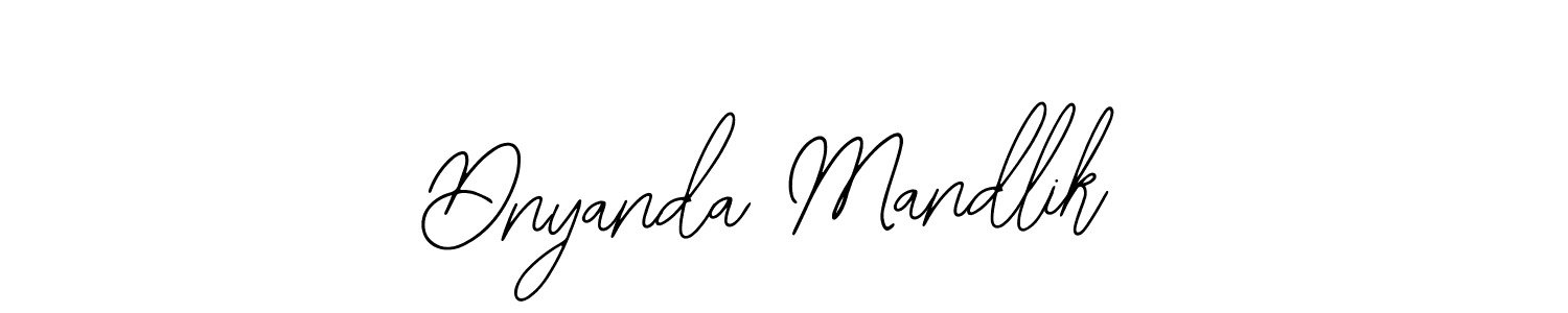 The best way (Bearetta-2O07w) to make a short signature is to pick only two or three words in your name. The name Dnyanda Mandlik include a total of six letters. For converting this name. Dnyanda Mandlik signature style 12 images and pictures png