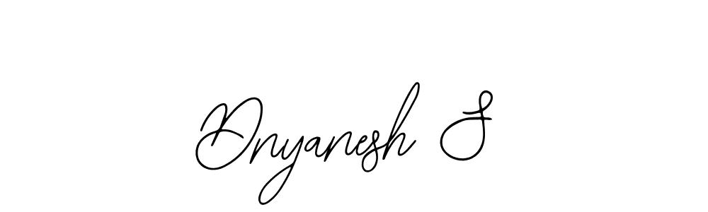 How to Draw Dnyanesh S signature style? Bearetta-2O07w is a latest design signature styles for name Dnyanesh S. Dnyanesh S signature style 12 images and pictures png