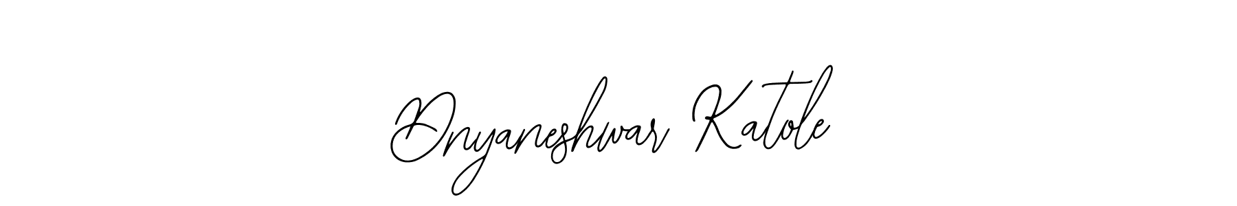 How to make Dnyaneshwar Katole name signature. Use Bearetta-2O07w style for creating short signs online. This is the latest handwritten sign. Dnyaneshwar Katole signature style 12 images and pictures png