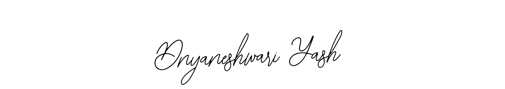 Bearetta-2O07w is a professional signature style that is perfect for those who want to add a touch of class to their signature. It is also a great choice for those who want to make their signature more unique. Get Dnyaneshwari Yash name to fancy signature for free. Dnyaneshwari Yash signature style 12 images and pictures png