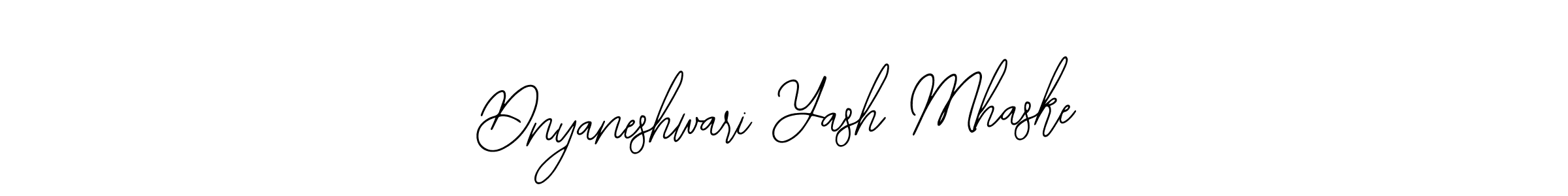 You should practise on your own different ways (Bearetta-2O07w) to write your name (Dnyaneshwari Yash Mhaske) in signature. don't let someone else do it for you. Dnyaneshwari Yash Mhaske signature style 12 images and pictures png