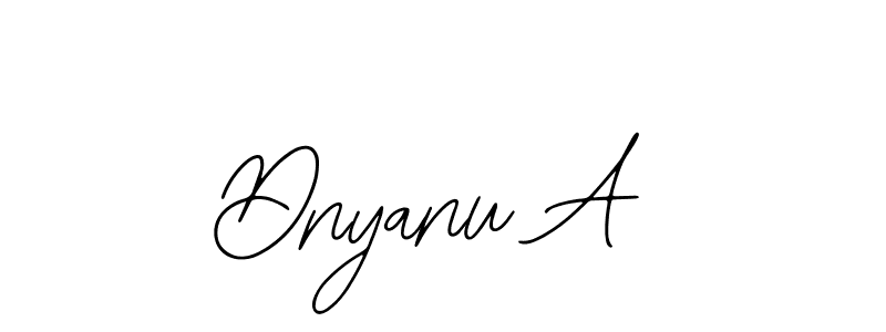 How to make Dnyanu A name signature. Use Bearetta-2O07w style for creating short signs online. This is the latest handwritten sign. Dnyanu A signature style 12 images and pictures png