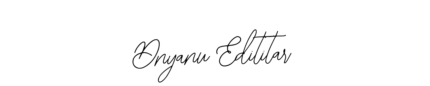 Design your own signature with our free online signature maker. With this signature software, you can create a handwritten (Bearetta-2O07w) signature for name Dnyanu Edititar. Dnyanu Edititar signature style 12 images and pictures png