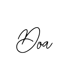 Use a signature maker to create a handwritten signature online. With this signature software, you can design (Bearetta-2O07w) your own signature for name Doa. Doa signature style 12 images and pictures png