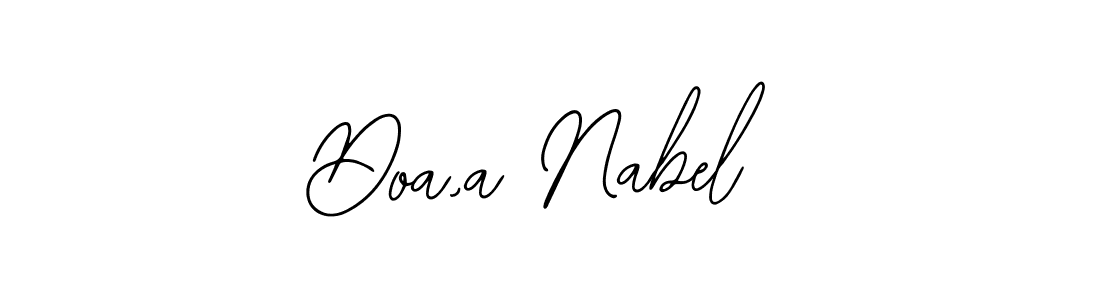 Use a signature maker to create a handwritten signature online. With this signature software, you can design (Bearetta-2O07w) your own signature for name Doa,a Nabel. Doa,a Nabel signature style 12 images and pictures png