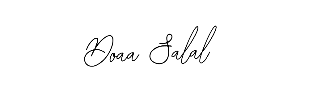 if you are searching for the best signature style for your name Doaa Salal. so please give up your signature search. here we have designed multiple signature styles  using Bearetta-2O07w. Doaa Salal signature style 12 images and pictures png