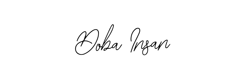 The best way (Bearetta-2O07w) to make a short signature is to pick only two or three words in your name. The name Doba Insan include a total of six letters. For converting this name. Doba Insan signature style 12 images and pictures png