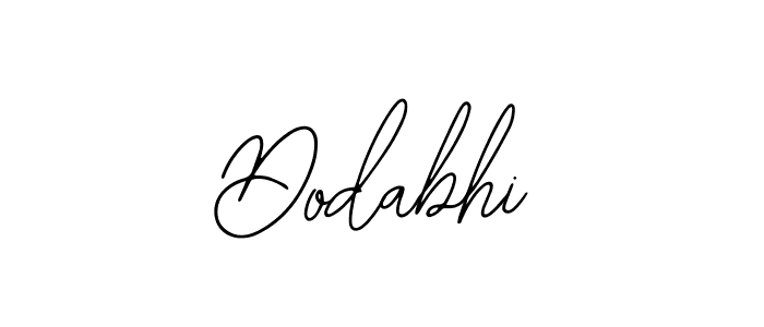 How to make Dodabhi signature? Bearetta-2O07w is a professional autograph style. Create handwritten signature for Dodabhi name. Dodabhi signature style 12 images and pictures png