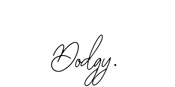 Design your own signature with our free online signature maker. With this signature software, you can create a handwritten (Bearetta-2O07w) signature for name Dodgy.. Dodgy. signature style 12 images and pictures png