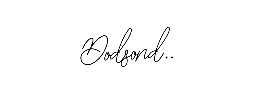 Make a beautiful signature design for name Dodsond... With this signature (Bearetta-2O07w) style, you can create a handwritten signature for free. Dodsond.. signature style 12 images and pictures png