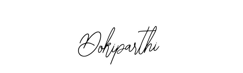 Use a signature maker to create a handwritten signature online. With this signature software, you can design (Bearetta-2O07w) your own signature for name Dokiparthi. Dokiparthi signature style 12 images and pictures png