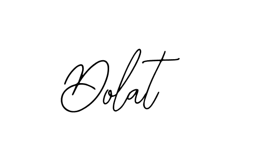 How to make Dolat name signature. Use Bearetta-2O07w style for creating short signs online. This is the latest handwritten sign. Dolat signature style 12 images and pictures png