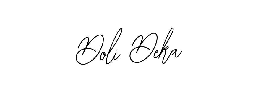 Create a beautiful signature design for name Doli Deka. With this signature (Bearetta-2O07w) fonts, you can make a handwritten signature for free. Doli Deka signature style 12 images and pictures png