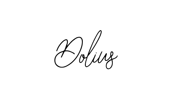 Use a signature maker to create a handwritten signature online. With this signature software, you can design (Bearetta-2O07w) your own signature for name Dolius. Dolius signature style 12 images and pictures png