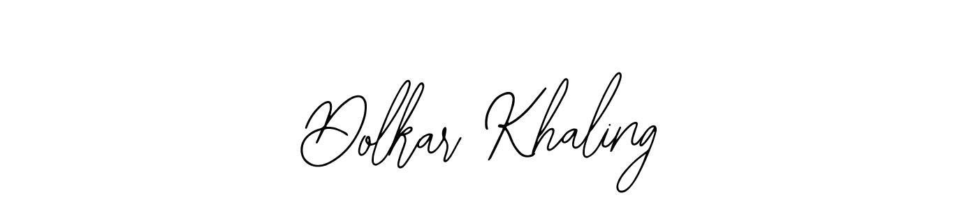Check out images of Autograph of Dolkar Khaling name. Actor Dolkar Khaling Signature Style. Bearetta-2O07w is a professional sign style online. Dolkar Khaling signature style 12 images and pictures png