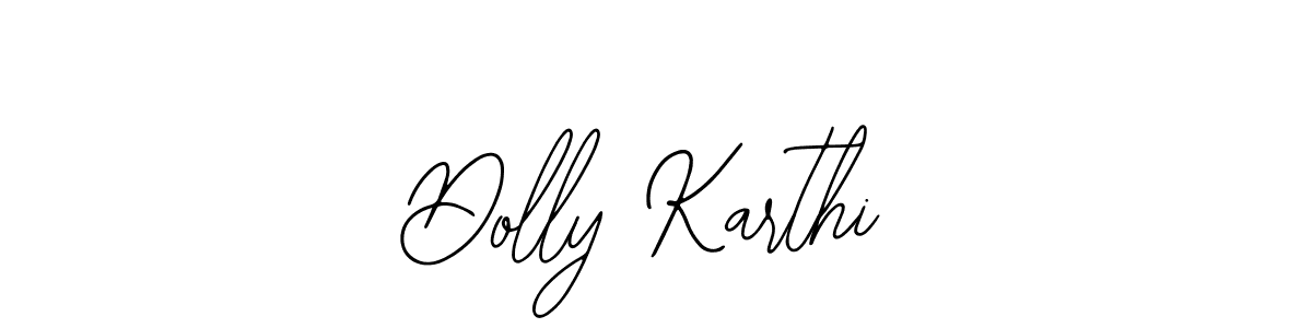 How to make Dolly Karthi signature? Bearetta-2O07w is a professional autograph style. Create handwritten signature for Dolly Karthi name. Dolly Karthi signature style 12 images and pictures png