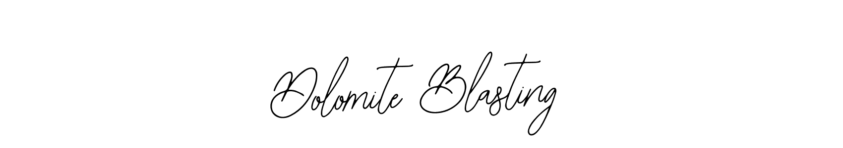 It looks lik you need a new signature style for name Dolomite Blasting. Design unique handwritten (Bearetta-2O07w) signature with our free signature maker in just a few clicks. Dolomite Blasting signature style 12 images and pictures png