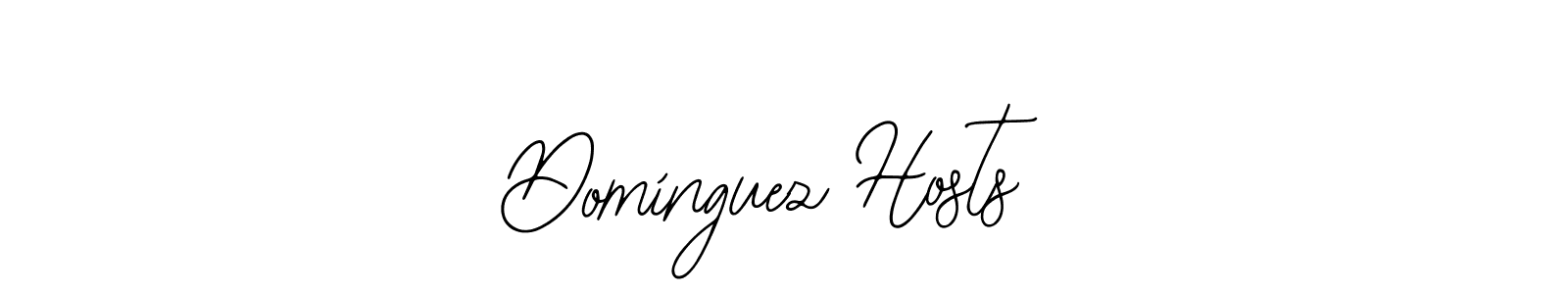 The best way (Bearetta-2O07w) to make a short signature is to pick only two or three words in your name. The name Domínguez Hosts include a total of six letters. For converting this name. Domínguez Hosts signature style 12 images and pictures png