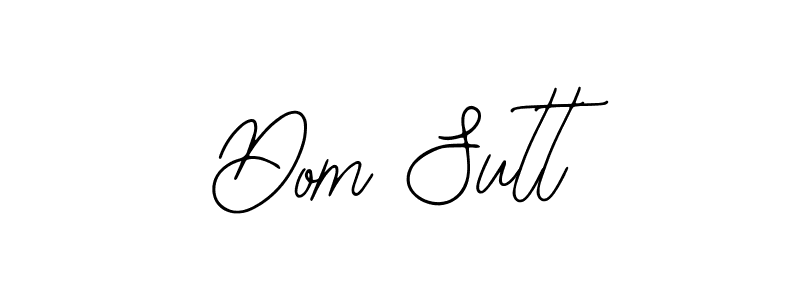 Design your own signature with our free online signature maker. With this signature software, you can create a handwritten (Bearetta-2O07w) signature for name Dom Sutt. Dom Sutt signature style 12 images and pictures png