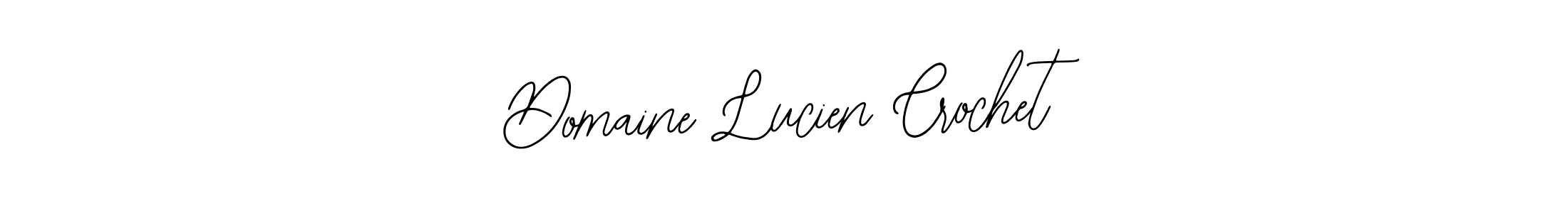 You should practise on your own different ways (Bearetta-2O07w) to write your name (Domaine Lucien Crochet) in signature. don't let someone else do it for you. Domaine Lucien Crochet signature style 12 images and pictures png