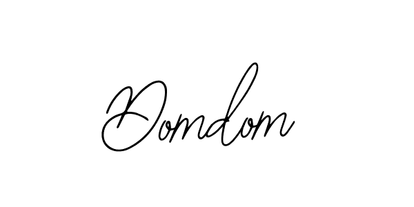 The best way (Bearetta-2O07w) to make a short signature is to pick only two or three words in your name. The name Domdom include a total of six letters. For converting this name. Domdom signature style 12 images and pictures png