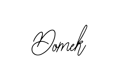 You should practise on your own different ways (Bearetta-2O07w) to write your name (Domek) in signature. don't let someone else do it for you. Domek signature style 12 images and pictures png