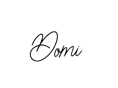 You should practise on your own different ways (Bearetta-2O07w) to write your name (Domi) in signature. don't let someone else do it for you. Domi signature style 12 images and pictures png