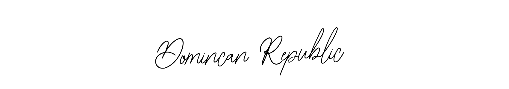 It looks lik you need a new signature style for name Domincan Republic. Design unique handwritten (Bearetta-2O07w) signature with our free signature maker in just a few clicks. Domincan Republic signature style 12 images and pictures png