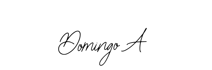 Design your own signature with our free online signature maker. With this signature software, you can create a handwritten (Bearetta-2O07w) signature for name Domingo A. Domingo A signature style 12 images and pictures png