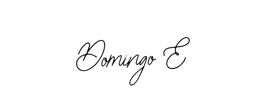 if you are searching for the best signature style for your name Domingo E. so please give up your signature search. here we have designed multiple signature styles  using Bearetta-2O07w. Domingo E signature style 12 images and pictures png