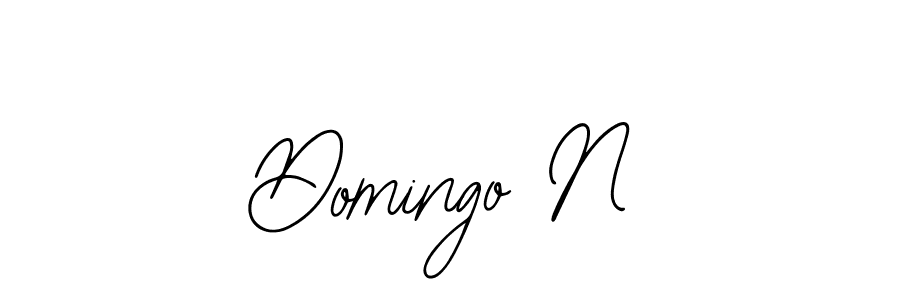It looks lik you need a new signature style for name Domingo N. Design unique handwritten (Bearetta-2O07w) signature with our free signature maker in just a few clicks. Domingo N signature style 12 images and pictures png