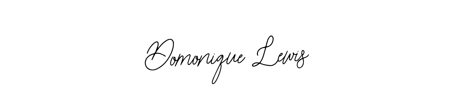 How to make Domonique Lewis signature? Bearetta-2O07w is a professional autograph style. Create handwritten signature for Domonique Lewis name. Domonique Lewis signature style 12 images and pictures png