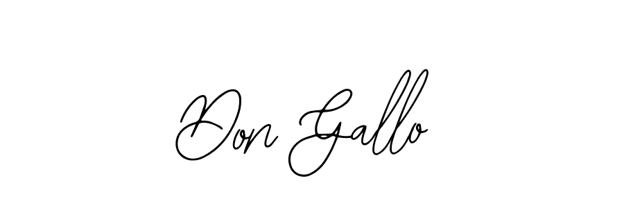 Also we have Don Gallo name is the best signature style. Create professional handwritten signature collection using Bearetta-2O07w autograph style. Don Gallo signature style 12 images and pictures png