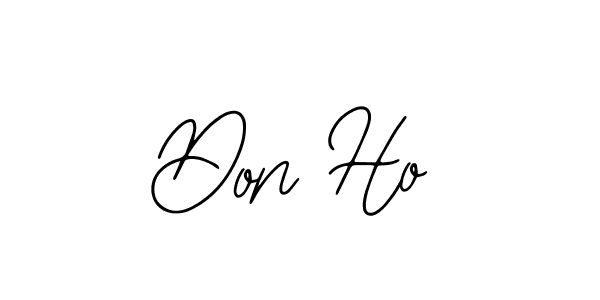 Also You can easily find your signature by using the search form. We will create Don Ho name handwritten signature images for you free of cost using Bearetta-2O07w sign style. Don Ho signature style 12 images and pictures png