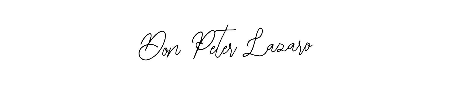 Similarly Bearetta-2O07w is the best handwritten signature design. Signature creator online .You can use it as an online autograph creator for name Don Peter Lazaro. Don Peter Lazaro signature style 12 images and pictures png