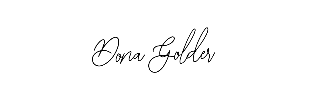 How to make Dona Golder name signature. Use Bearetta-2O07w style for creating short signs online. This is the latest handwritten sign. Dona Golder signature style 12 images and pictures png