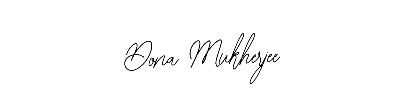 Use a signature maker to create a handwritten signature online. With this signature software, you can design (Bearetta-2O07w) your own signature for name Dona Mukherjee. Dona Mukherjee signature style 12 images and pictures png