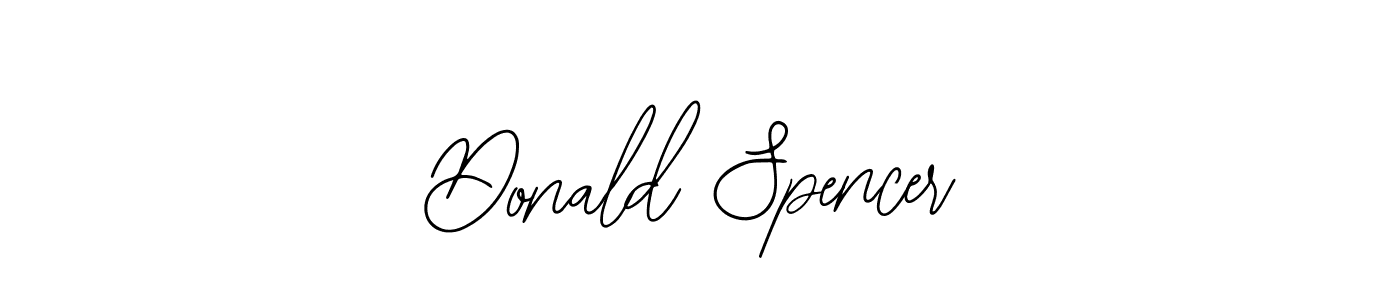 Bearetta-2O07w is a professional signature style that is perfect for those who want to add a touch of class to their signature. It is also a great choice for those who want to make their signature more unique. Get Donald Spencer name to fancy signature for free. Donald Spencer signature style 12 images and pictures png