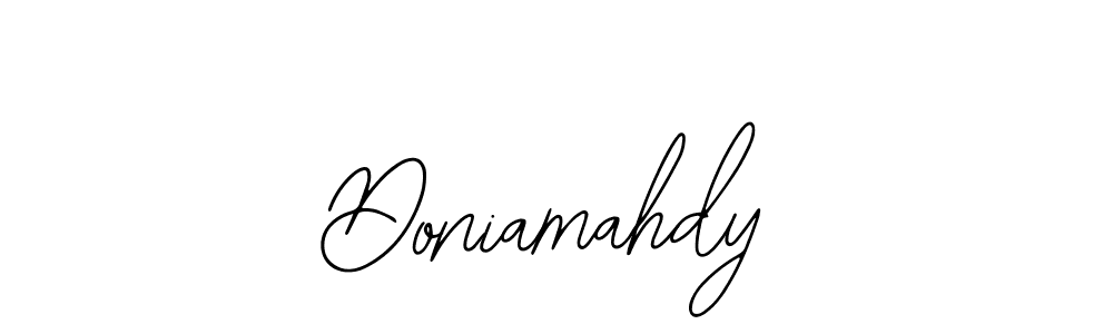 You should practise on your own different ways (Bearetta-2O07w) to write your name (Doniamahdy) in signature. don't let someone else do it for you. Doniamahdy signature style 12 images and pictures png